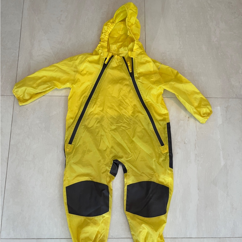 Toddler one piece rain suit